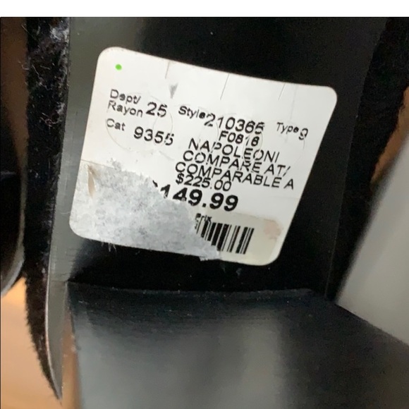 Napoelini Glossy Leather and Pony Hair Bootie 40 - Picture 6 of 6